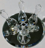 Load image into Gallery viewer, Crystal Bowling Scene Handcrafted By Bjcrystalgifts Using Swarovski Crystal
