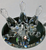 Load image into Gallery viewer, Crystal Bowling Scene Handcrafted By Bjcrystalgifts Using Swarovski Crystal

