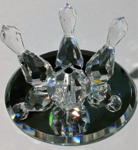Crystal Bowling Scene Handcrafted By Bjcrystalgifts Using Swarovski Crystal