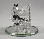Load image into Gallery viewer, Crystal Cat Playing The Piano - Crystal Cat Miniature
