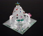 Load image into Gallery viewer, Adorable Christmas Scene Handcrafted Using Swarovski Crystal
