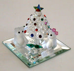 Load image into Gallery viewer, Adorable Christmas Scene Handcrafted Using Swarovski Crystal
