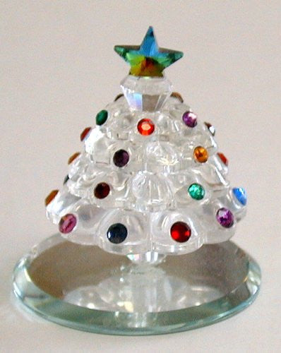 Crystal Christmas Tree Made with Swarovski Crystal