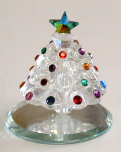 Crystal Christmas Tree Made with Swarovski Crystal