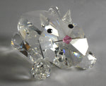 Load image into Gallery viewer, Crystal Crouching Cat Figurine - Cat Miniature Handcrafted Using Swarovski Crystal - Crystal Playful Kitten
