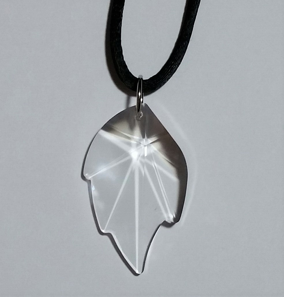 Faceted Crystal Necklace Made With Swarovski Crystal
