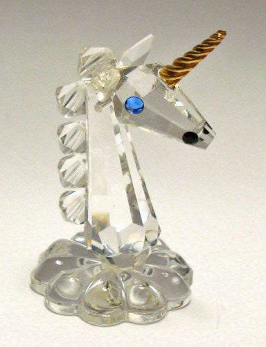 Crystal Unicorn Handcrafted with Swarovski Crystal By Bjcrystalgifts