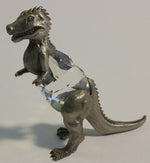 Load image into Gallery viewer, Crystal Dinosaur Figurine - Pewter Dinosaur Miniature Handcrafted With Swarovski Crystal
