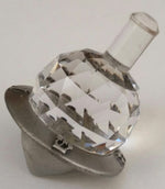 Load image into Gallery viewer, Crystal Dreidel - Pewter Dreidel Handcrafted By Bjcrystalgifts Using Swarovski Crystal
