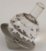 Load image into Gallery viewer, Crystal Dreidel - Pewter Dreidel Handcrafted By Bjcrystalgifts Using Swarovski Crystal
