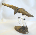 Load image into Gallery viewer, Crystal Eagle In Flight Hand Crafted By Bjcrystal Gifts Using Swarovski Crystal
