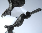 Load image into Gallery viewer, Crystal Eagle Made with Swarovski Crystal and Genuine Pewter - Pewter Eagle Figurine
