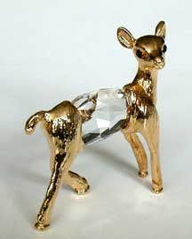 Crystal Fawn - Crystal Deer Figurine