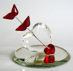 Load image into Gallery viewer, Crystal Heart with Arrow Handcrafted By Bjcrystals with Swarovski Crystal
