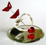 Load image into Gallery viewer, Crystal Heart with Arrow Handcrafted By Bjcrystals with Swarovski Crystal
