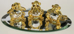 Load image into Gallery viewer, Hear No Evil, See No Evil, Speak No Evil Crystal Monkeys
