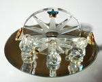 Load image into Gallery viewer, Nativity Scene Handcrafted By Bjcrystalgifts Using Swarovski Crystal
