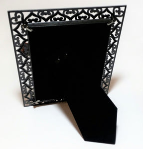 Jewish Wedding Picture Frame - Jewish Engagement Gift - 5x7 Picture Frame - Holds Shards From Jewish Wedding Ceremony