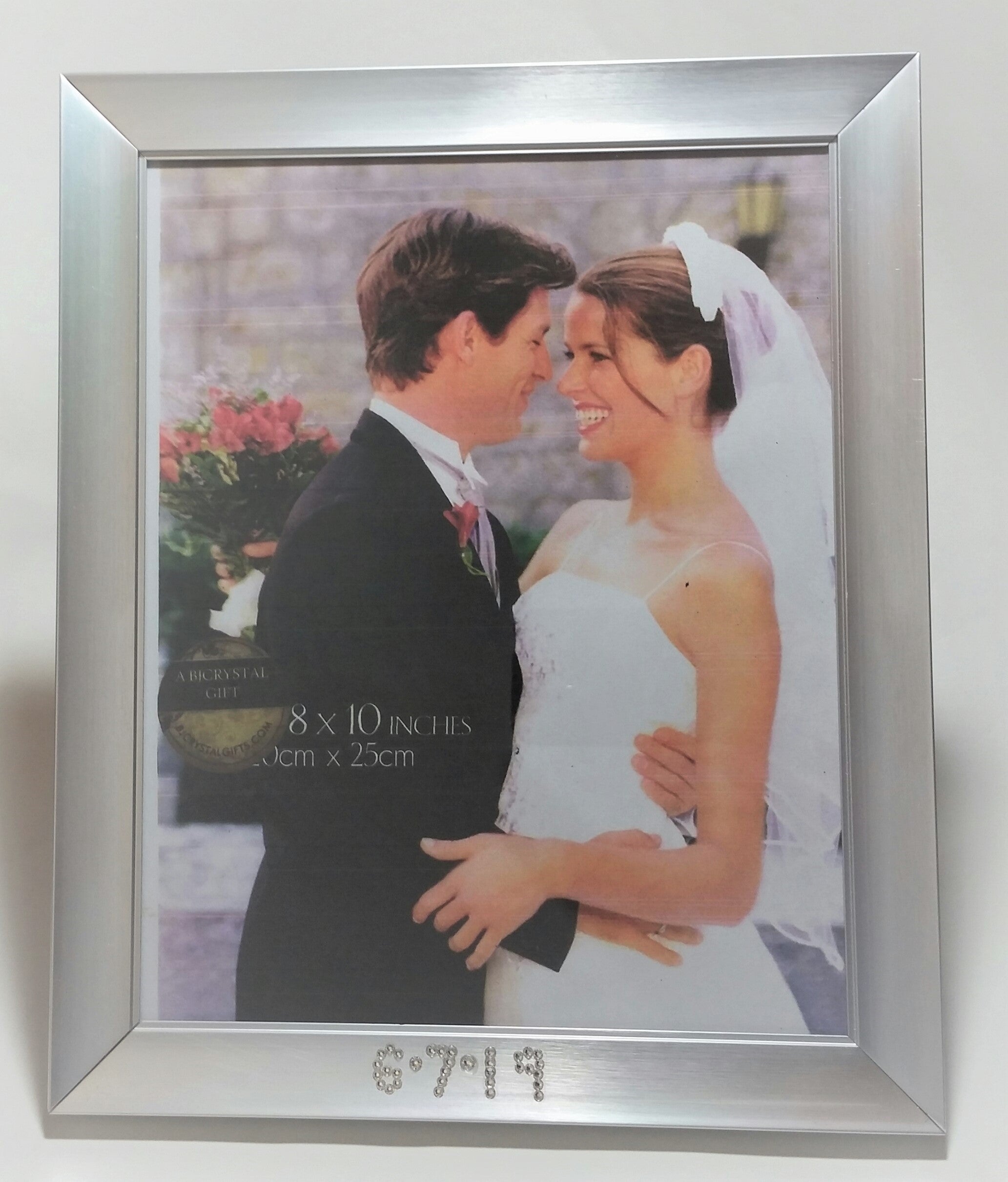 Personalized Wedding Picture Frame - Personalized Engagement Gift - Holds 8 X 10 Photo