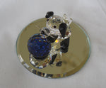 Load image into Gallery viewer, Crystal Puppy With Ball Handcrafted Using Swarovski Crystal - Dog Miniature
