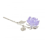 Load image into Gallery viewer, Purple Rose Made with Swarovski Crystal
