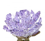 Load image into Gallery viewer, Standing Purple Rose Handcrafted By the Artisans At Bjcrystalgifts Using Swarovski Crystal
