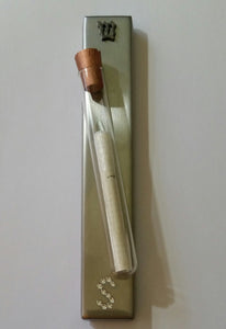 Personalized Stainless Steel Mezuzah Case - Jewish Housewarming Gift