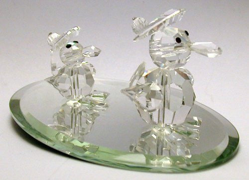 Crystal Waddling Ducks Handcrafted By the Artisans At Bjcrystalgifts Using Swarovski Crystal