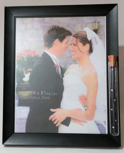 Jewish Wedding Picture Frame - 8X10 Picture - Holds Shards from Glass Broken Under The Chuppah - Jewish Engagement