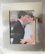 Load image into Gallery viewer, Wedding Picture Frame - Holds Shards from Jewish Wedding Ceremony Jewish Engagement - Holds 8x10 Photo
