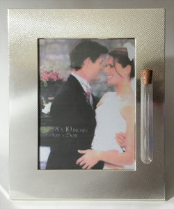 Wedding Picture Frame - Holds Shards from Jewish Wedding Ceremony Jewish Engagement - Holds 8x10 Photo