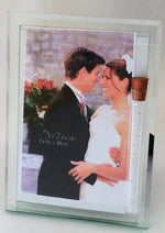 Load image into Gallery viewer, Jewish Wedding Photo Frame - Holds Shards From Wedding Ceremony - Glass Frame
