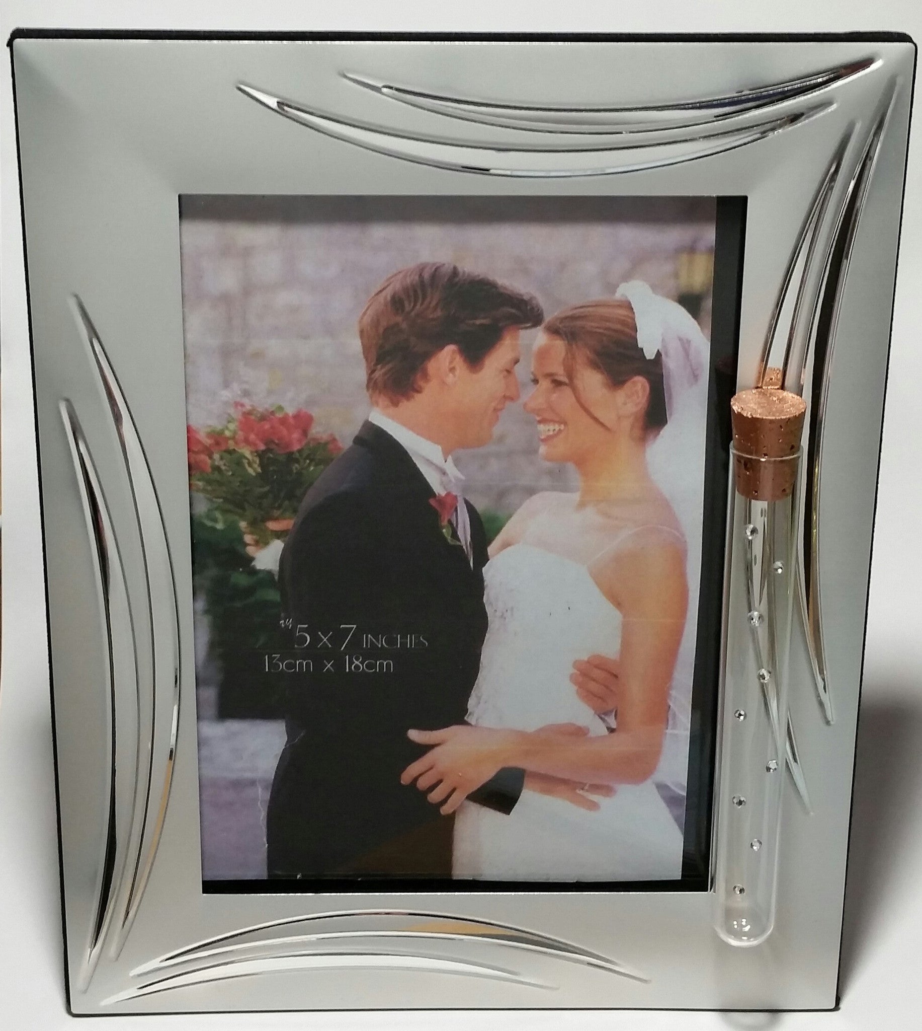 Jewish Wedding Picture Frame - Holds Shards Broken At Wedding Ceremony