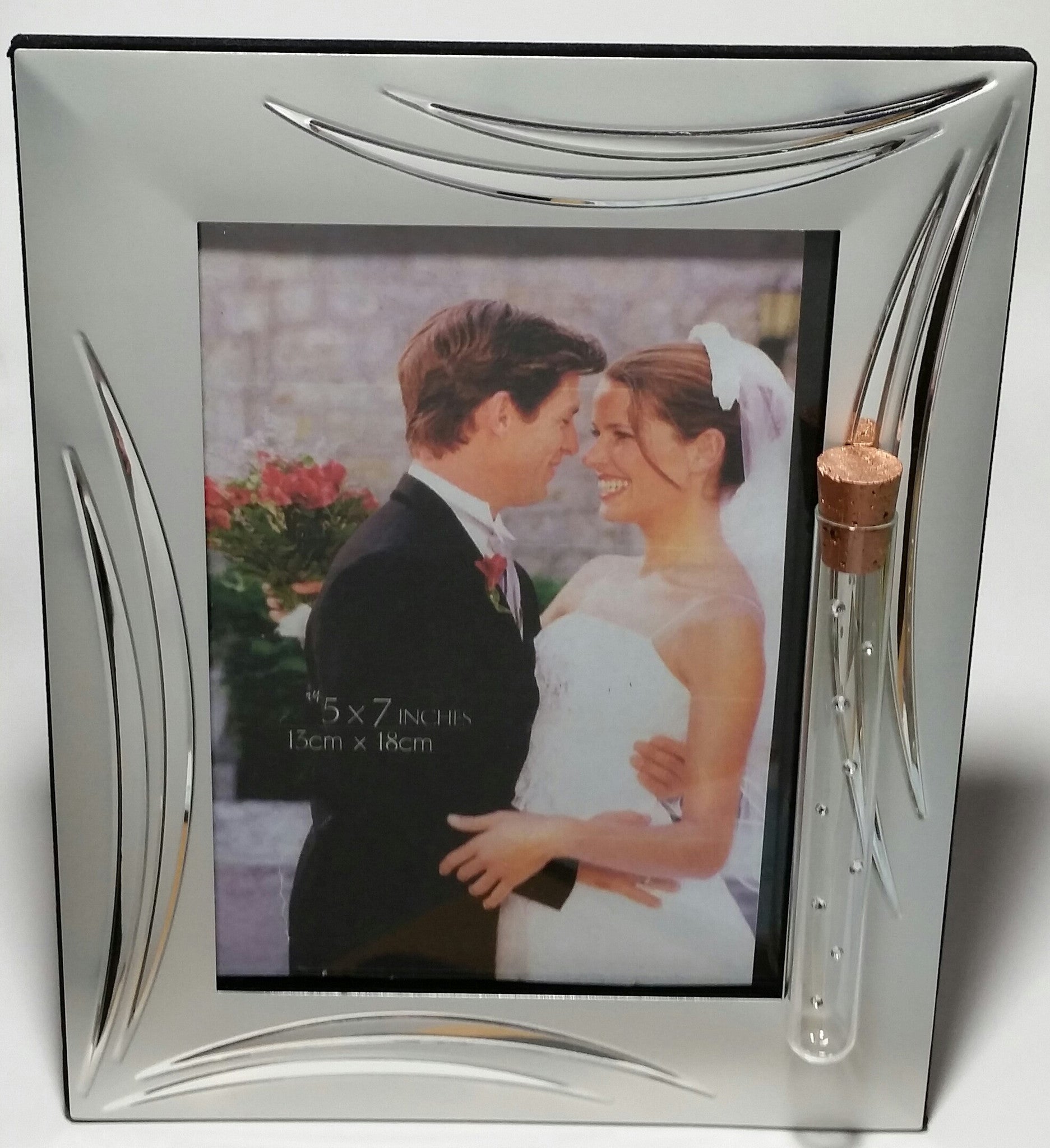 Jewish Wedding Picture Frame - Holds Shards Broken At Wedding Ceremony