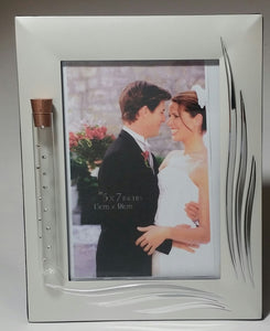 Jewish Wedding Picture Frame - Jewish Engagement Gift - 5 x 7 Inch Picture