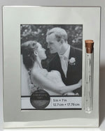 Load image into Gallery viewer, Jewish Wedding Picture Frame - Jewish Engagement Gift - Chuppah - Silver Plated Reflective
