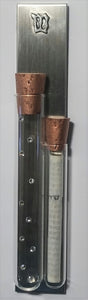 Jewish Wedding Mezuzah - Holds Shards From Wedding Ceremony - Comes With a kosher Scroll