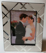 Load image into Gallery viewer, Jewish Wedding Picture Frame - Holds Shards From Wedding Ceremony - Holds 5x7 Picture
