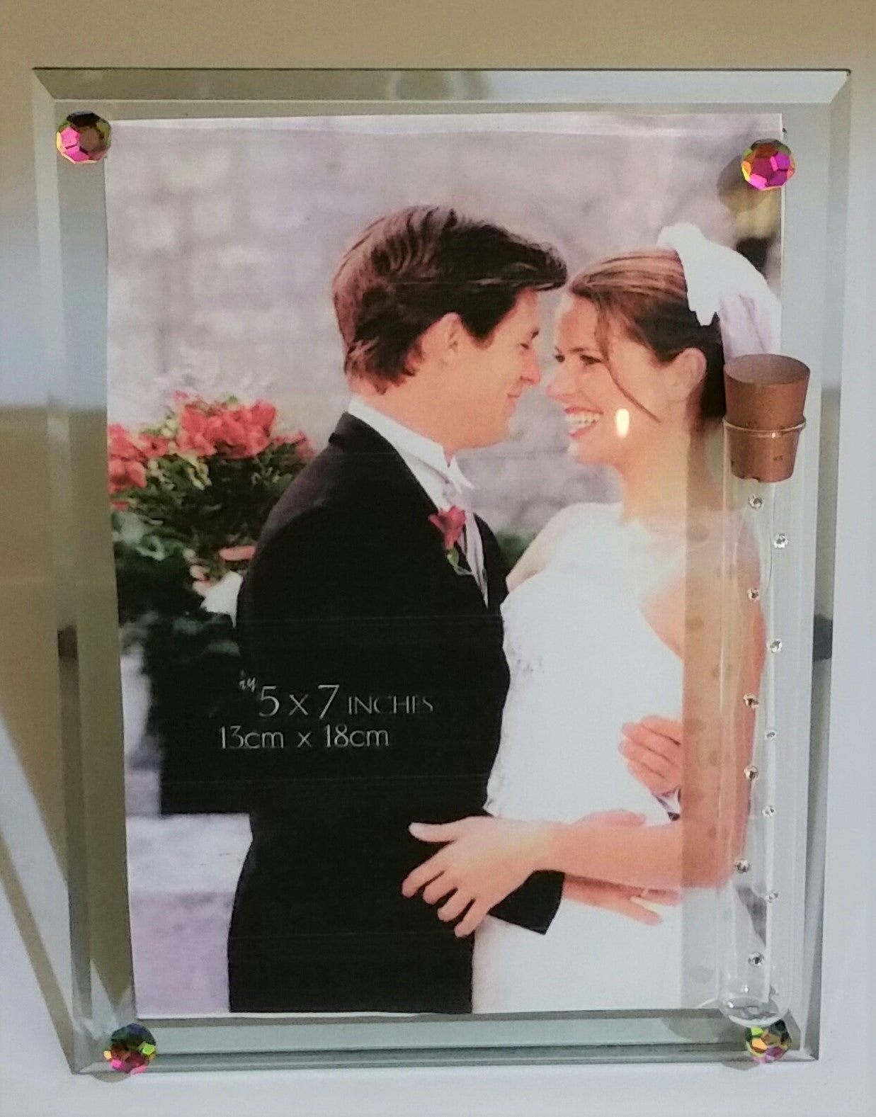 Jewish Wedding Picture Frame - Holds Shards From Wedding Ceremony - Jewish Wedding Gift