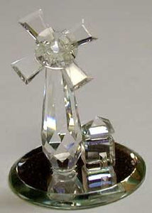 Crystal Windmill Handcrafted By The Artisans At BJcrystalgifts Using Swarovski Crystal