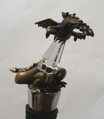 Load image into Gallery viewer, Dragon Wine Stopper - Crystal Wine Stopper Handcrafted Using Swarovski Crystal
