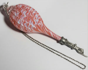 Hand Blown Glass Torah Pointer - Unique Yad - Unique Bat Mitzvah Gift - Bar Mitzvah Gift - pink Yad