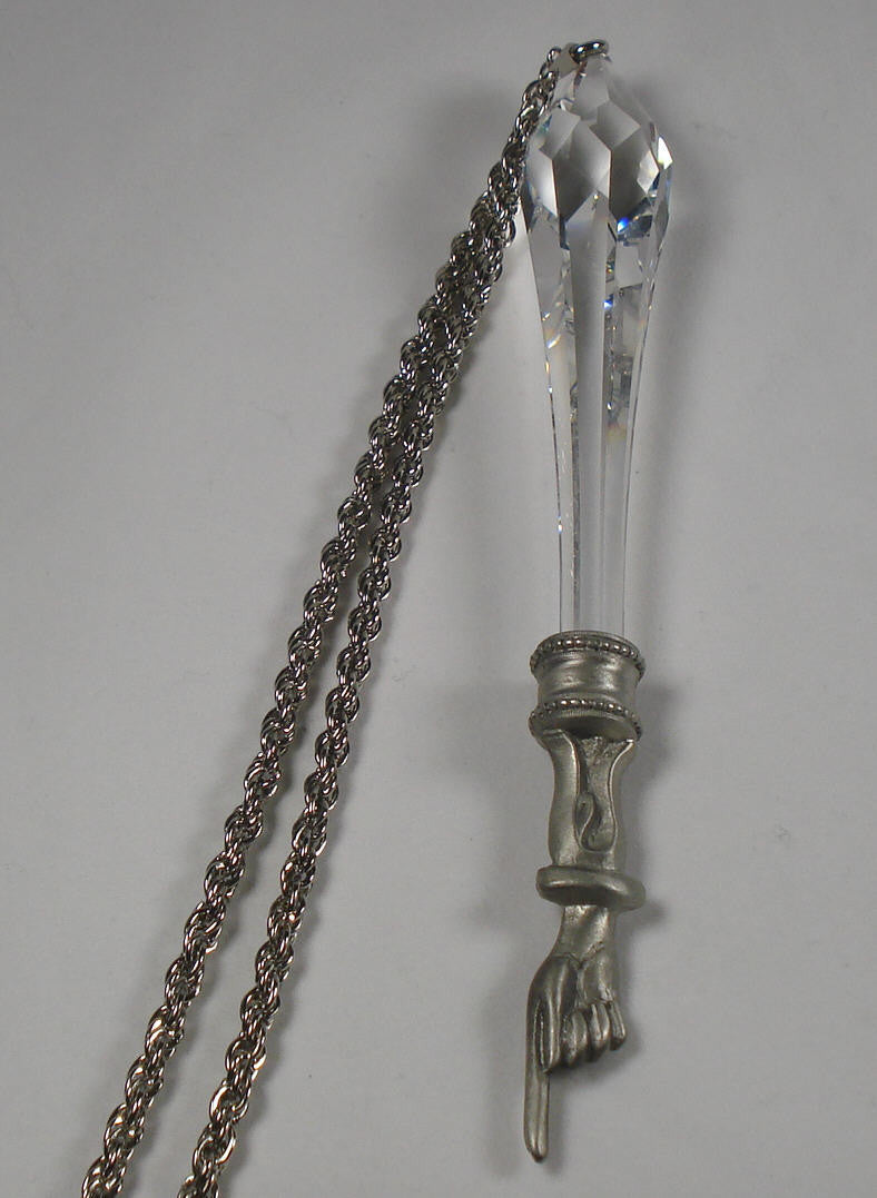 Crystal Yad - Crystal Torah Pointer - Bar Mitzvah Gift - Bat Mitzvah Gift