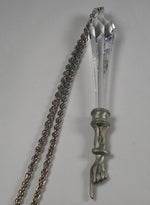 Load image into Gallery viewer, Crystal Yad - Crystal Torah Pointer - Bar Mitzvah Gift - Bat Mitzvah Gift
