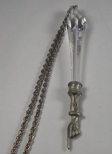 Crystal Yad - Crystal Torah Pointer - Bar Mitzvah Gift - Bat Mitzvah Gift
