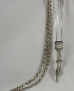 Load image into Gallery viewer, Crystal Yad - Crystal Torah Pointer - Bar Mitzvah Gift - Bat Mitzvah Gift
