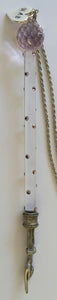 Personalized Crystal Yad For Bat Mitzvah - Personalized Crystal Torah Pointer Handcrafted With Swarovski Crystal