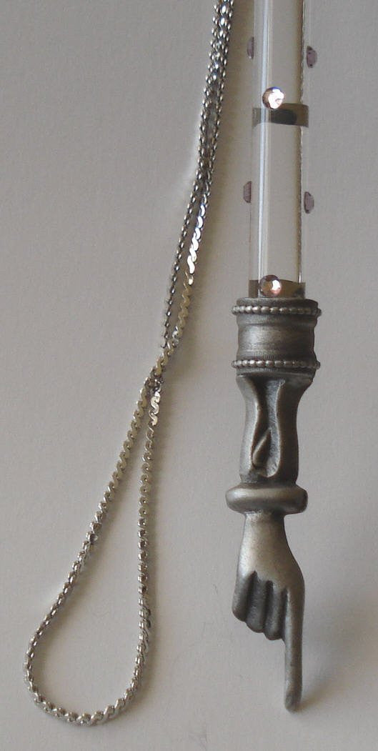 Crystal Torah Pointer - Pink Crystal Yad Handcrafted Using Swarovski Crystal - Bat Mitzvah Gift