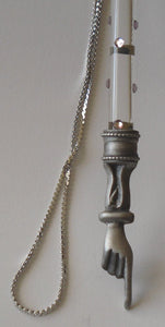 Crystal Torah Pointer - Pink Crystal Yad Handcrafted Using Swarovski Crystal - Bat Mitzvah Gift