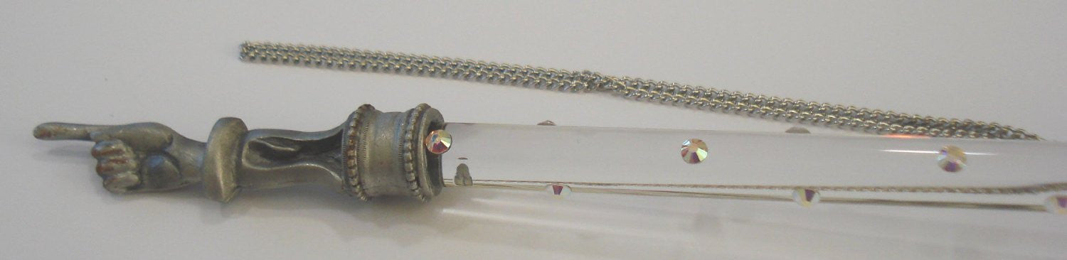 Torah Pointer - Yad -Handcrafted By the Artisans At Bjcrystalgifts Using Swarovski Crystal - Bat Mitzvah